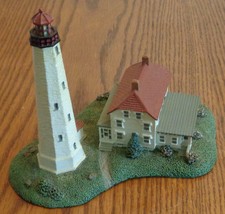 Sandy Hook Lighthouse.- Danbury Mint Historic American Lighthouse Figure... - $29.69