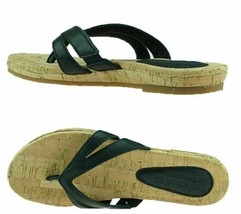 Timberland Women&#39;s Earthkeepers Spaulding BLACK Thong Sandals Flip Flops  8023A - £24.29 GBP