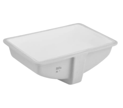 New Matte White 18&quot; Myers Rectangular Porcelain Undermount Bathroom Sink... - $169.95