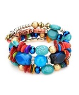 Fashion Geometric Color Block Alloy Natural Stone Women's Bracelet - $14.01 CAD Fashion Geometric Color Block Alloy Natural Stone Women's Bracelet - $14.01 CAD
