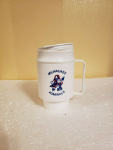 Swiss Miss Hot Cocoa MIx Milwaukee Admirals White Plastic Cup Mug 6&quot; - $10.99