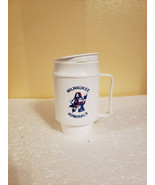 Swiss Miss Hot Cocoa MIx Milwaukee Admirals White Plastic Cup Mug 6&quot; - $10.99