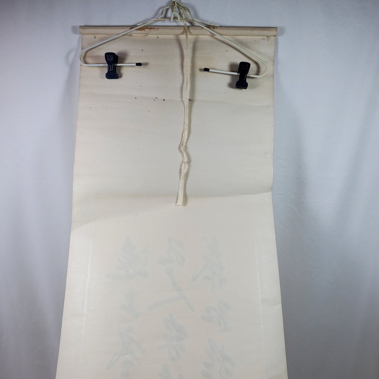 Vintage Japanese ART Scroll Poem Hand Painted Print Item image 8