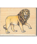 Rubber Stampede Rubber Stamp A827E King of the Jungle, Lion  SSBD1-7 - $10.73 CAD