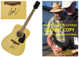 Hank Willams Jr country music star signed acoustic guitar COA proof auto... - £1,170.16 GBP