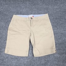 Red Camel Shorts Womens Size 5 Khaki Tan Chino Cotton Blend Pockets Casual - £9.59 GBP