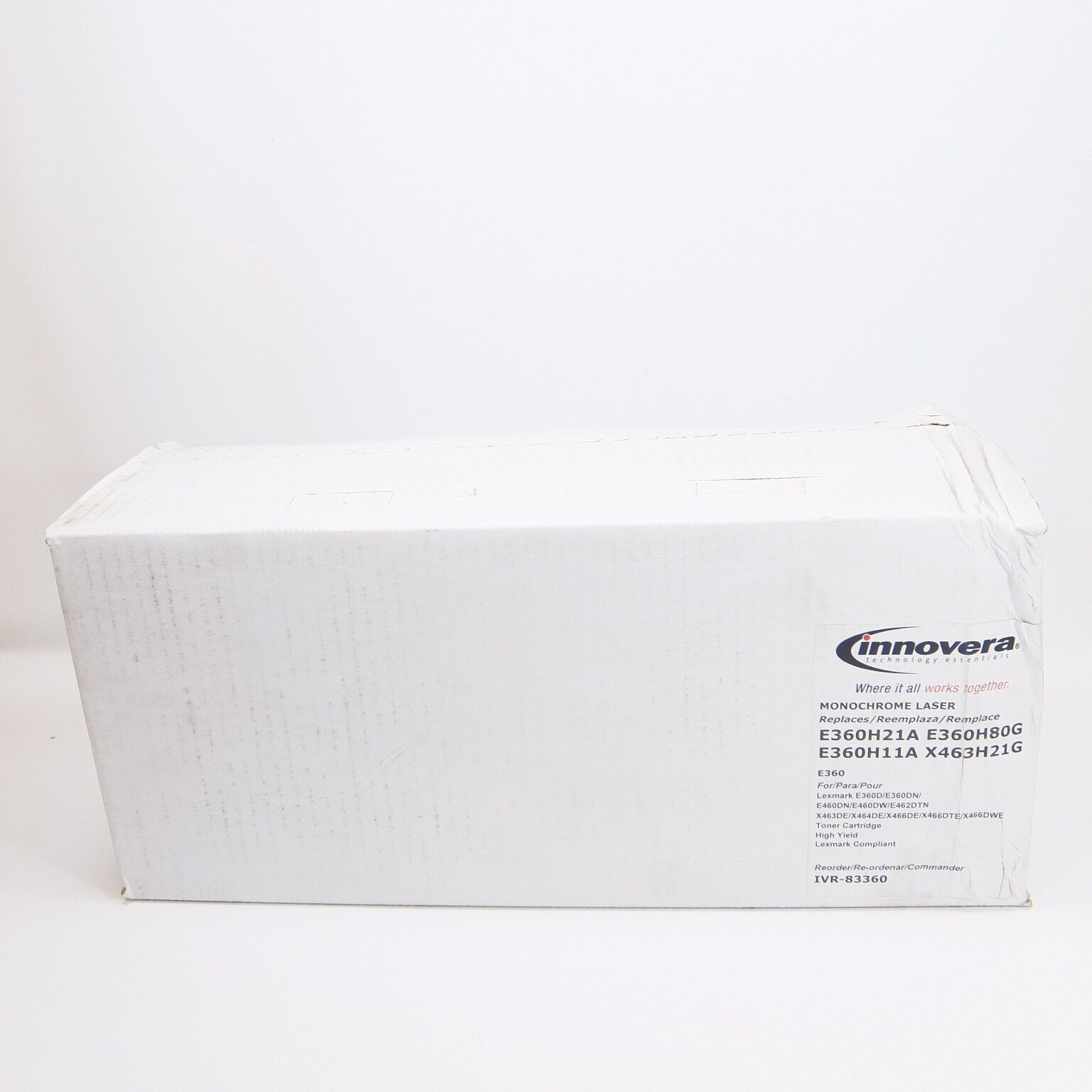 Innovera IVR83360 9000 Page Yield Toner Cartridge Lexmark E360H21A - $15.00