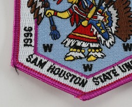 Vintage 1996 Sam Houston SR1 Conclave WWW OA Order Boy Scouts BSA Camp Patch - £9.17 GBP