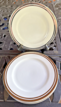 Set of 4 White Royal Doulton Simply Platinum Bread Butter Plates 6.5&quot; EUC - $25.00