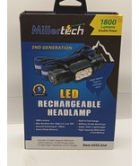 Millertech #555 - Double Power Rechargeable CREE LED Headlamp 1800 Lumen... - €42,54 EUR