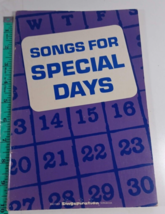 songs for special days sheet music 1967 paperback rare good - £4.64 GBP