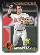 Gunnar Henderson 2024 Topps #450 Baltimore Orioles Baseball Card - £0.77 GBP