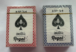 Regal Monaco No. 74 Standard Poker Red Blue Casino Playing Cards New Lot... - £9.94 GBP