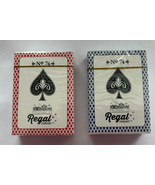 Regal Monaco No. 74 Standard Poker Red Blue Casino Playing Cards New Lot... - $12.86