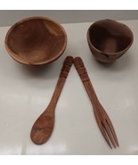 Vintage Tahati Tiki Bar Bowls And Serving Utensils Home Decor Not For Use - $19.80