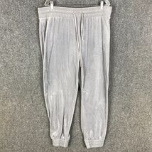 Express Sweatpants Women&#39;s XL Polyester Blend Adults Drawstring Gray Str... - $23.71 CAD