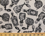 Perfume Bottles Victorian Vintage French Cotton Fabric Print by the Yard... - £6.22 GBP