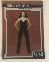 Alias Season 4 Trading Card Jennifer Garner #61 Nadia Santos - £1.54 GBP