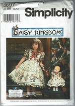 Simplicity Sewing Pattern 0697 7282 Dress DAISY KINGDOM Girls Doll - £11.54 GBP