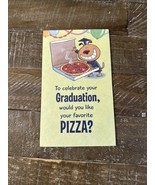 Recycled Paper Greetings Graduation Greeting Card Favorite Pizza - $8.79