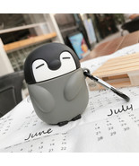 Cute Penguin AirPods Case, Silicone Air Pod Gen 1 Gen 2 Case with Metal ... - $31.50 CAD