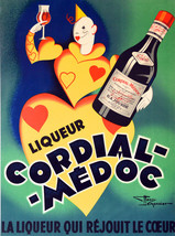 18x24&quot;Poster Decor.Room design art print.Cordial Medoc.French Clown.6094 - £25.19 GBP