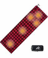 Mantuole Heated Seat Cushion, Heated Sleeping Bag Pad, 5 Heating Zones, ... - $51.99