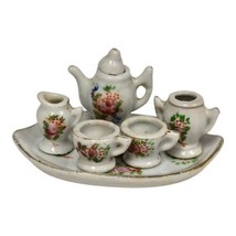 PICO 6pc Miniature Porcelain Tea Set Occupied Japan Post War Collectible Dishes - £14.05 GBP