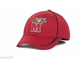 Maryland Terrapins TOW NCAA Lunatech Lightweight Flex Fit Red Cap Hat - £14.85 GBP