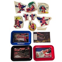 Vintage Budweiser Change Mini Tray Clydesdales Beer Wagon 1996 Stickers Lot of 3 - £21.07 GBP