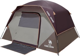 Camel Crown Camping Tents 2/4/6 Person Waterproof Quick Easy Setup Folding - $129.94