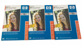 Lot Of 3 Boxes HP Q1989A Premium Photo Paper Glossy 4&quot; x 6&quot; 189 Sheets Total - £32.15 GBP