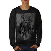 Wellcoda Ghost Apocalypse Zombie Mens Sweatshirt, Scary Casual Pullover Jumper - £23.93 GBP+