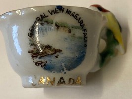1950&#39;S Made In Japan Miniature Cup General View Niagara Falls Canada Souviner - £3.10 GBP
