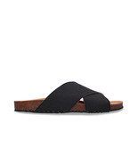 Vegan zwart sandalen gewatteerd opgevuld anatomisch Upcycling autobanden... - $136.51 CAD