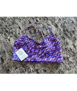 Mott50 Gabbie Athletic Top Bikini Snake Bra Margherita Purple NWT Size S... - $9.70