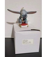 Vtg Grolier Disney Dumbo On Sled Flying Elephant Ornament Porcelain Trea... - $63.03 CAD