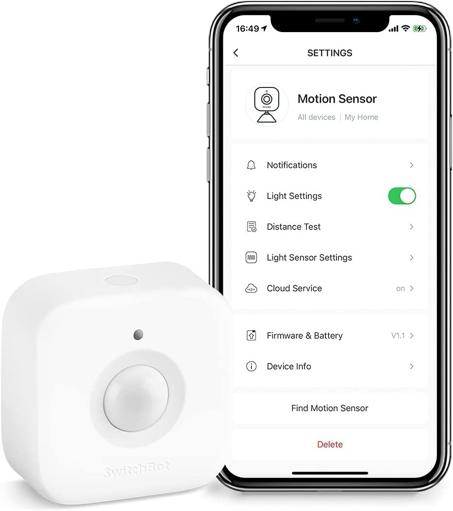Switchbot Smart Motion Door Sensor - Wireless Home Security System, Pir ... - $39.96
