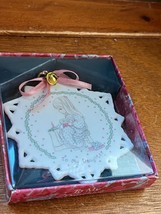Enesco Precious Moments To My Daughter Ceramic Snowflake Christmas Tree Ornament - £7.52 GBP