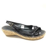 Eric Michael Womens Sandals Helen Palmira Black Patent Leather Size 6.5 ... - £19.60 GBP