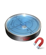 Magnetic Spirit Bubble Level, Metal Housing, Bulls Eye Bullseye Vial, Bl... - $25.50