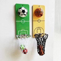Basketball Soccer Bottle Opener, Fridge Magnets, Mini Basketball Soccer ... - £29.93 GBP