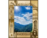 Knoxville Tennessee Landmarks Laser Engraved Wood Picture Frame Portrait... - £24.50 GBP