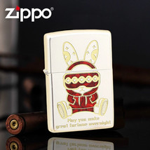 Japanese Issue Limited Edition Inlaid Lucky Rabbit Zippo Lighter - £67.91 GBP