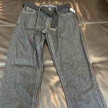 Indigo People mens jeans W32 L34 black with belt - $39.60