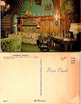 New York(NY) Hyde Park Vanderbilt Mansion Library Sitting Room Vintage Postcard - £7.48 GBP