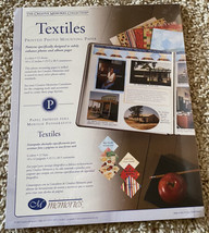 Creative Memories Textiles Cardstock Photo Mounting Paper Pack NEW 10x12 - $16.69