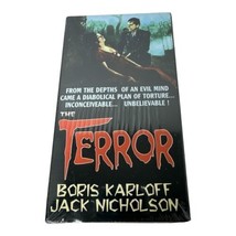 THE TERROR Jack Nicholson 1983 Boris Karloff horror VHS Vintage Video Tape - £8.45 GBP