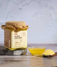 Pure A2 Desi Cow Ghee(500gm) Made from grass-fed free grazing desi cows&#39; milk  . - £47.06 GBP