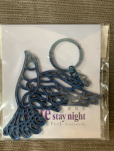 Fate Stay Night Movie Bird Metal Keychain Blue - $28.99